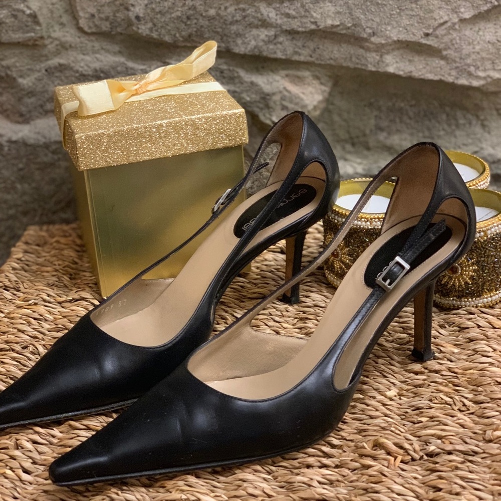 Sergio Rossi Black Pumps. Made in Italy